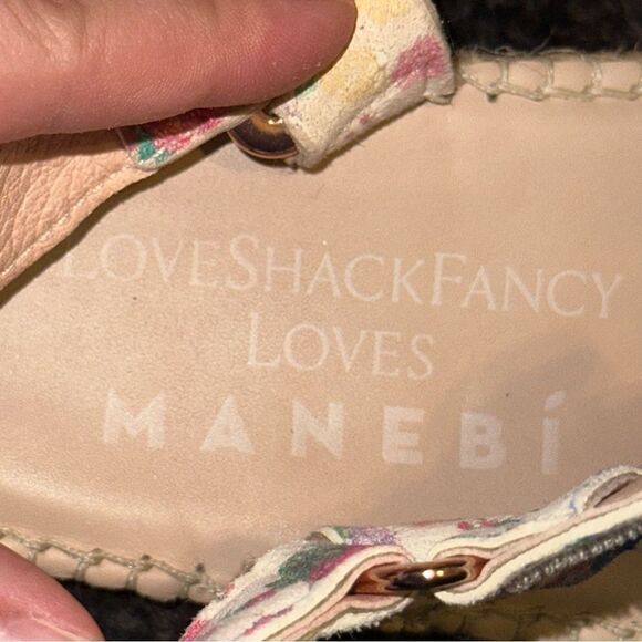 LoveShackFancy Manebi Mixed Floral Print Flat Hiking Espadrille Sandal Sz 35 / 5 - Picture 11 of 11